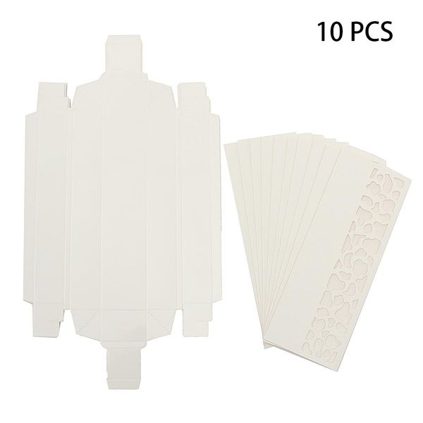 

10pcs storage macaroon packing box hollowed out drawer type cookie cake party