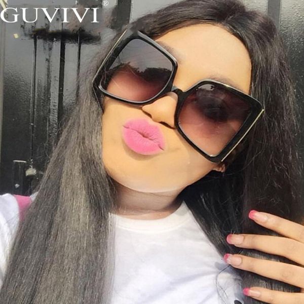 

hollow oversize square sunglasses for women 2020 new fashion bow shape bee sun glasses female gradient black pink big shades dgrp, White;black