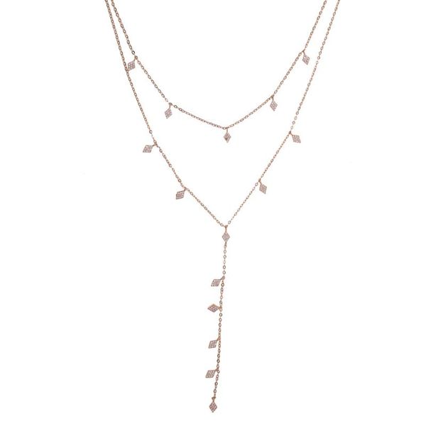 

слой цепь neckalce 35 и 41см с 10см длинной кисточки цепью ожерелья женщин y формы сексуальных свадебном multipendant свадебного ожерельем, Silver