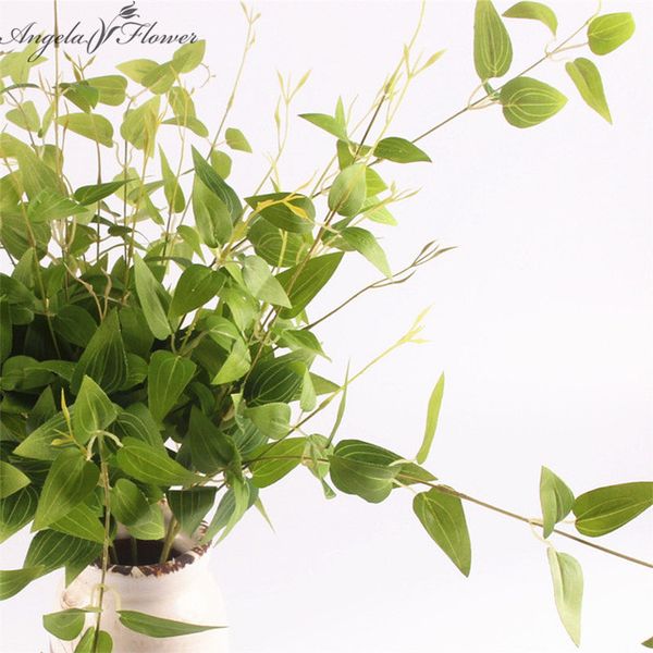

vitality artificial plants leaves bonsai vine/rattan silk green wicker diy flower arranging accessories ceiling willow leaf