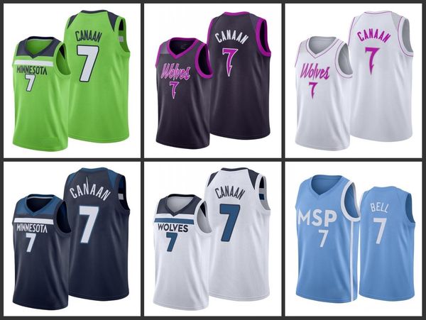 

minnesota timberwolves isaiah canaan men city basketball jersey, Black