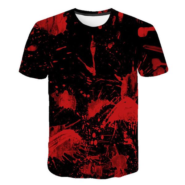 

blood black rose print 3d print shirts comics oversized comics men clothing