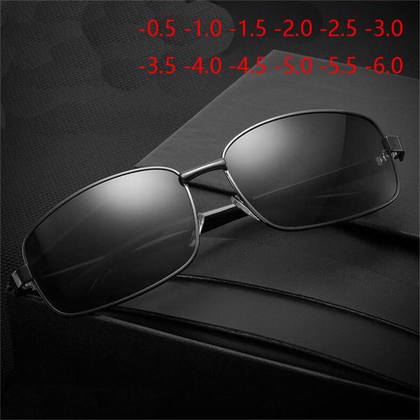 

square finished myopia sunglasses men women nearsighted glasses diopter sph -0.5 -1 -1.5 -2 -2.5 -3 -3.5 -4 -4.5 -5 -5.5 -6.0, White;black