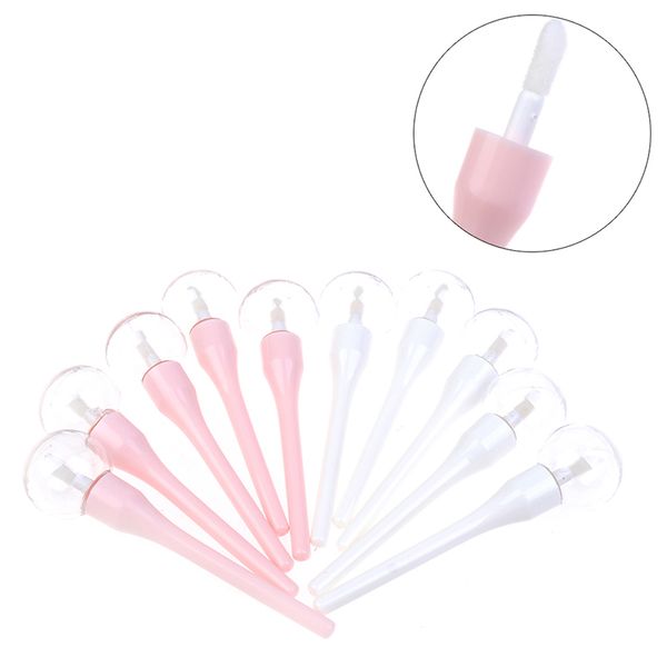 

pink lollipop empty lip gloss tube mini refillable bottles lips bottle brush container lipgloss tube lipstick