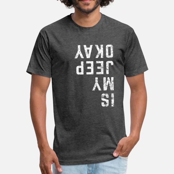 

is my jeep okay t shirt men loose cotton o neck fit loose comfortable summer style standard shirt
