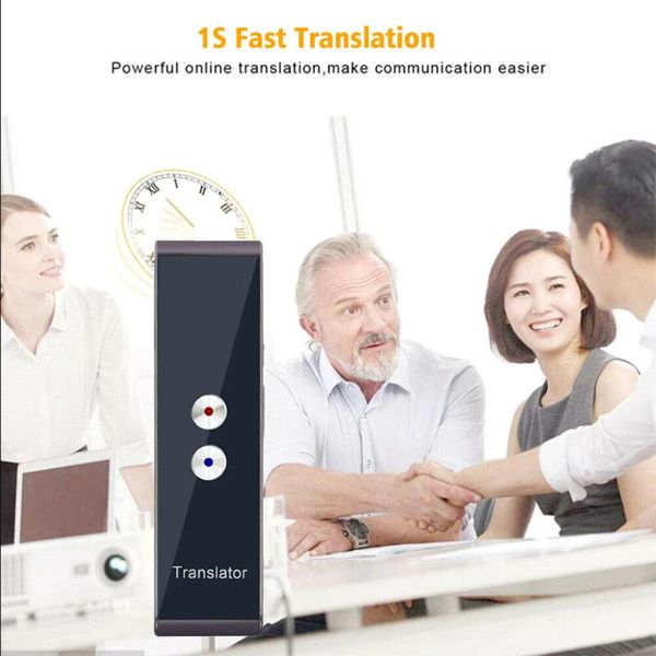 

smart translator t8 portable mini wireless 40 languages two-way real time instant voice app bluetooth multi-language