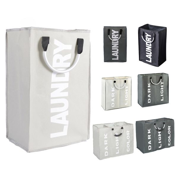 

laundry bag foldable laundry basket large dirty laundry basket hamper sorter oxford cloth dirty clothes bag with aluminum handle