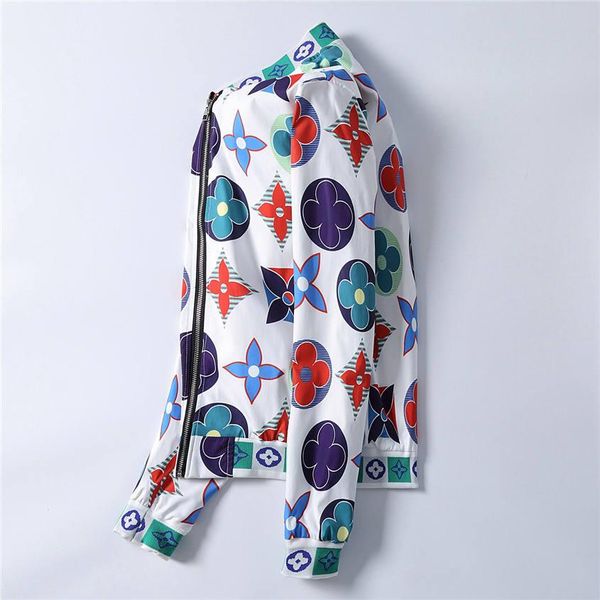 

fashion autumn winter designer letter printing men's outerwear women men hooded jacket windbreaker packets men casual jackets coat, Black;brown