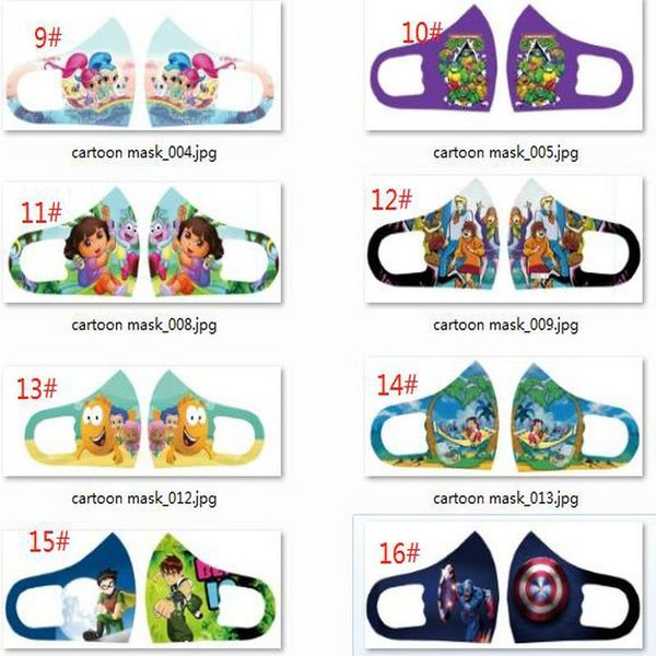 

face face facial kids mask kids de face pelicula designer cartoon mask mascarilla authentic cloth character masks custom shields masks fxuqr, Blue