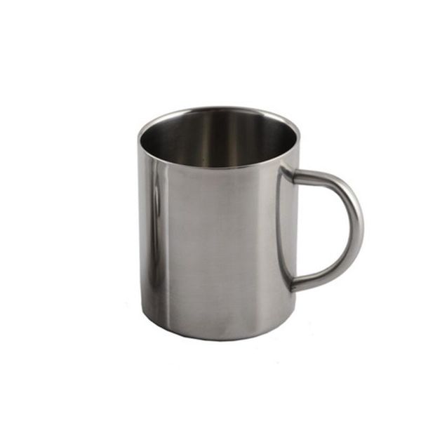

portable office bar with ear kitchen anti-scalding home thicken stainless steel double layer coffee mug