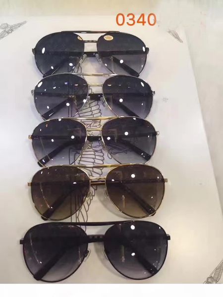 

luxury-mens attitude pilote z0340u sunglasses with decorative pattern lenes designer sunglasses eye wear brand new with case, White;black