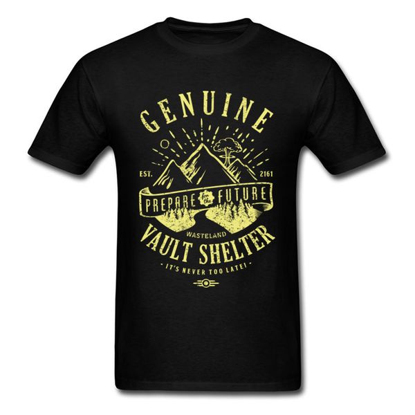 

men t-shirt o-neck genuine vault fallout tshirt luxury t shirt dropshipping short sleeve cotton streetwear vintage