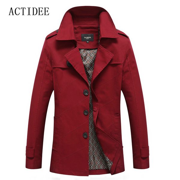 

2020 autumn new men's slim single breasted jacket men trench coats long suits hipping plus size 3xl 4xl 5z, Tan;black