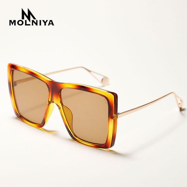 

retro leopard big square sunglasses men sun glasses designer steampunk sunglasses black sunglass women, White;black