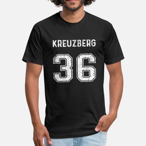 

kreuzberg 36 berlin t shirt men printing 100% cotton euro size s-3xl costume fitness new fashion spring autumn cool shirt