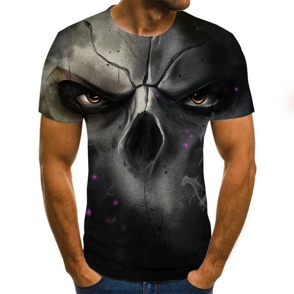 

mens skull pumpkin lantern ghost rider cool 3d skull print skull men 3d print shirts comics graphic harajuku men clothing