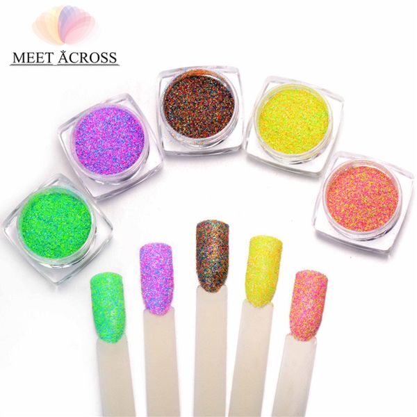 

nail glitter meet across holographic sequins art sandy holo powder dust diy design gel uv manicure pigment, Silver;gold