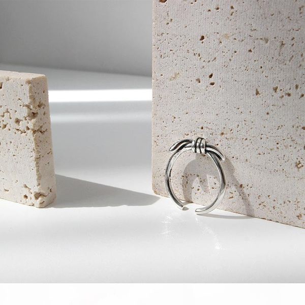 

925 fashion-серебро узел кольца для женщин ringen аксессуаров, марочное обручального кольцо фам стерлингового серебра 925 ювелирных изделия, Slivery;golden