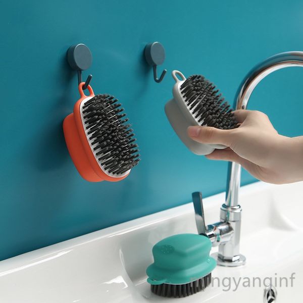 

скребок щетка бытовая прачечная скраб кисти для одежды обувь sneaker портативный мягкие пластиковые очистка щетка для мытья my-inf0220