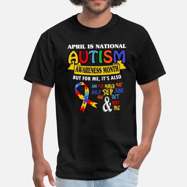 

autism awareness t shirt men print short sleeve o neck gents cute building summer vintage shirt