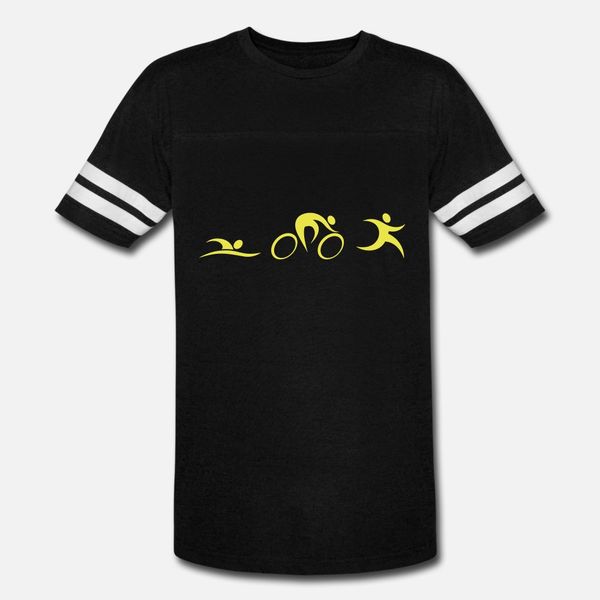 

triathlon icons t shirt men design 100% cotton o-neck leisure loose comfortable spring autumn letters shirt