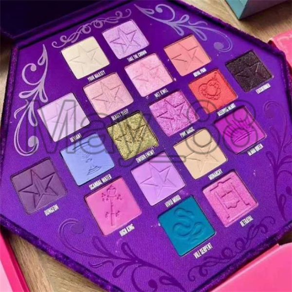 

j star 18colors blood lust eyeshadow shimmer and matte puple palette eyeshadow cosmetic artistry palette