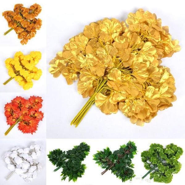 

garden props silk stem decoration wedding p ginkgo leaf fake branch artificial biloba festival bdegarden ikrlq