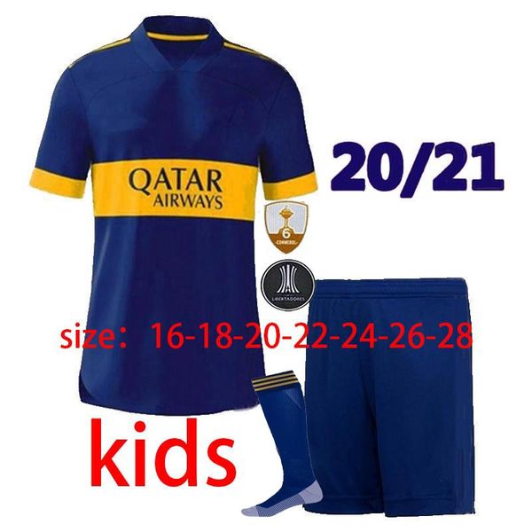

2020 2021 boca juniors soccer jerseys de rossi tevez boca 20 21 camiseta carlitos maradona football shirt abila boca jrs kits kids equipment, Black