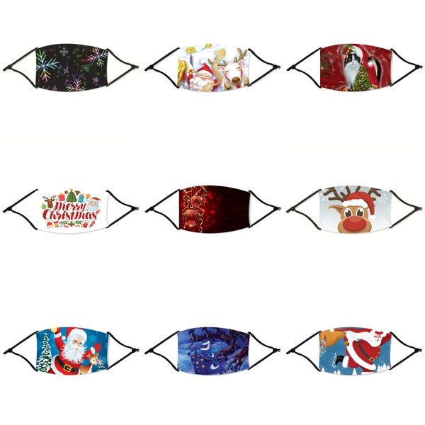 

fun mouth christmas mask cute anti dust fun teeth cotton mouth christmas mask cartoon face emotiction masque washable reusable fashion mo#52, Black