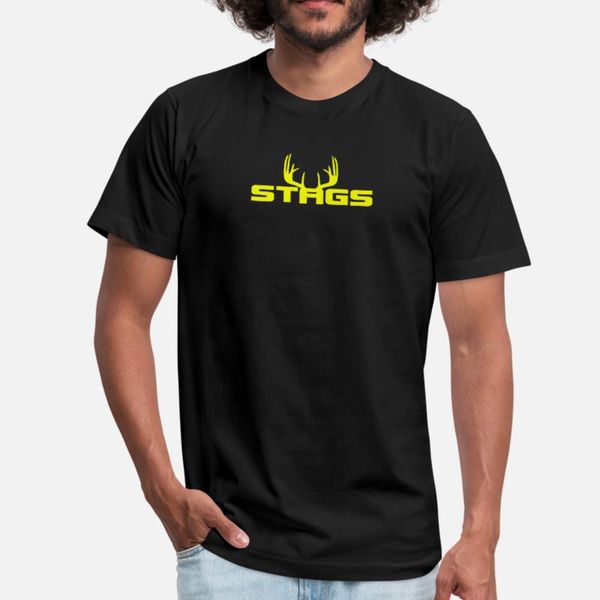 

stag t shirt men knitted tee shirt o-neck slim crazy comical spring autumn slim shirt