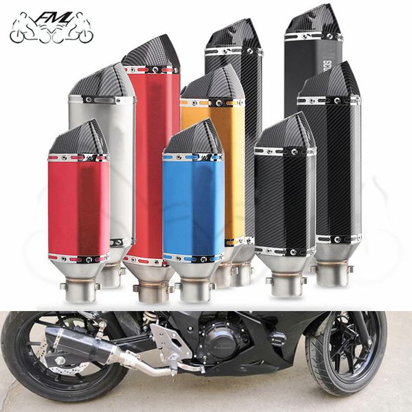

universal 36 51mm ak accessories motorcycle exhaust pipe modified muffler pipe for zx7r zx9r zx10r zr12r z1000 z750/900