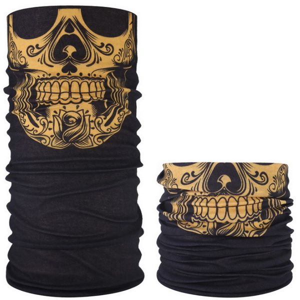 

hip hop seamless skull bandanas magic headscarf riding mask tube neck face mask sport magic headband pick skull print bandana 233 designs