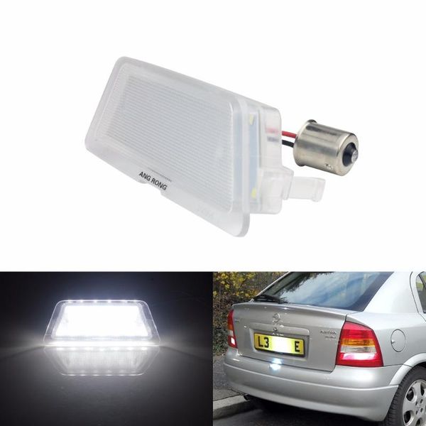 

angrong 1x rear license number plate led light for vauxhall astra g 4 saloon(ca337) 98-04