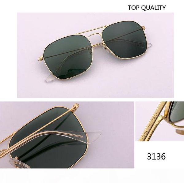 

2020 fashion caravan men women square sun glasses vintage g15 3136 gafas brand designer uv400 protection retro sun glasses, White;black