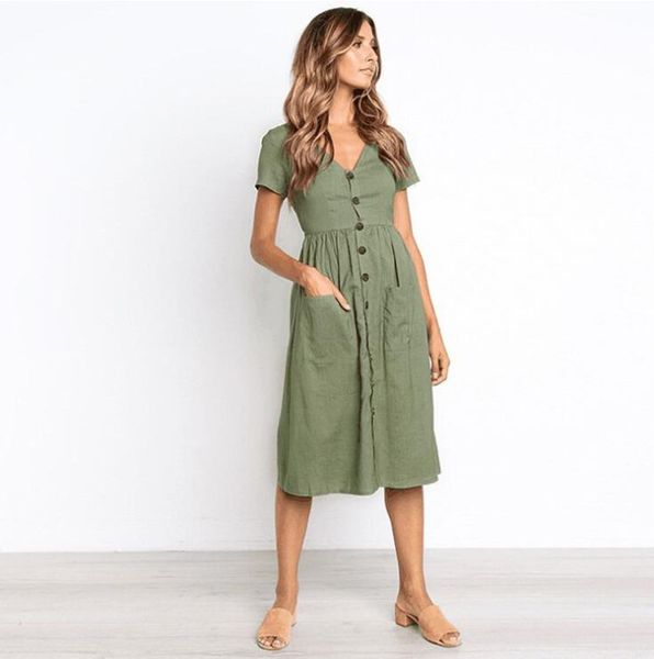 button down sundress