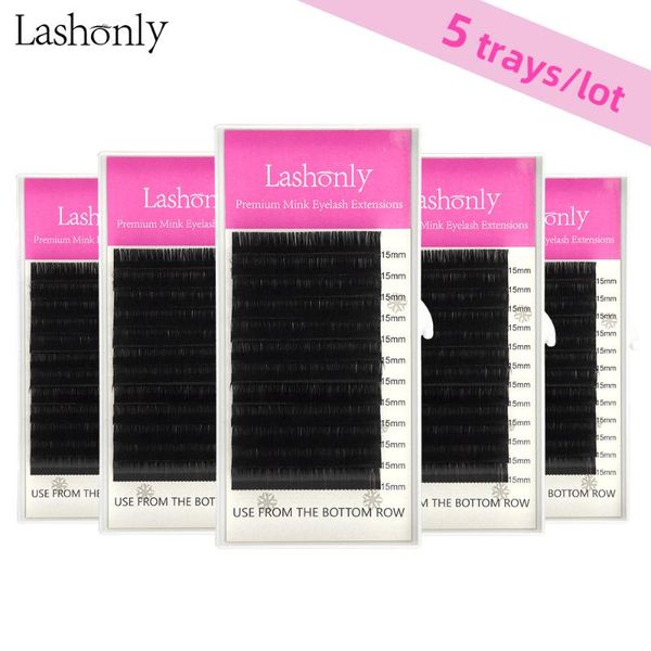 

lashonly mink eyelash extension individual eyelashes russian volume eyelashes for make up maquiagem cilios