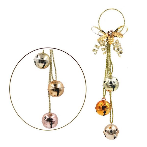 

christmas holiday door hangers jingle bell hangers small pendants iron christmas bells mall party home decor