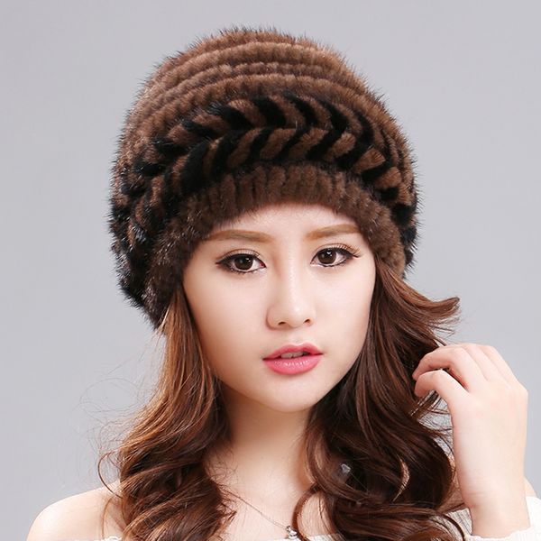 

women real hat winter fur hat russian women winter beanie good quality thick fur, Blue;gray
