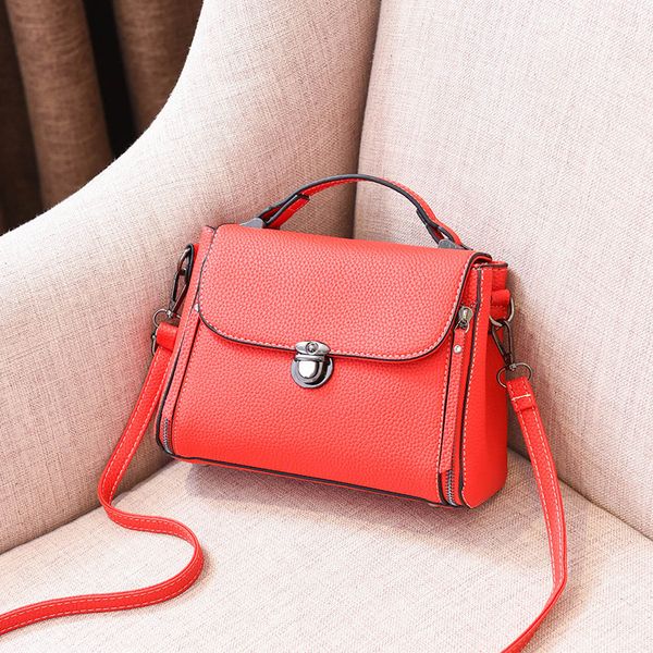 

new fashion korean women's handbags mobile wild lock single shoulder messenger bag small square bags