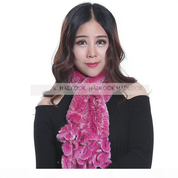 

new rabbit fur scarf for women fashion knitted rex rabbit fur scarves winter fur neckerchief graple wrap cape shawl neckerchief for women, Blue;gray
