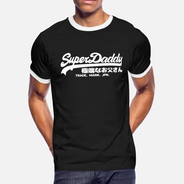 

superdaddy dark t shirt men knitted short sleeve s-xxxl trend crazy breathable summer style original shirt