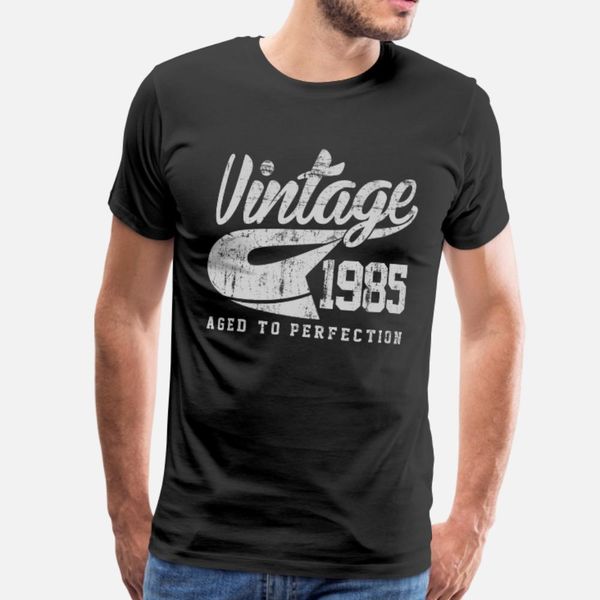 

vintage 1985 t shirt men designer short sleeve size s-3xl normal sunlight comfortable spring leisure shirt