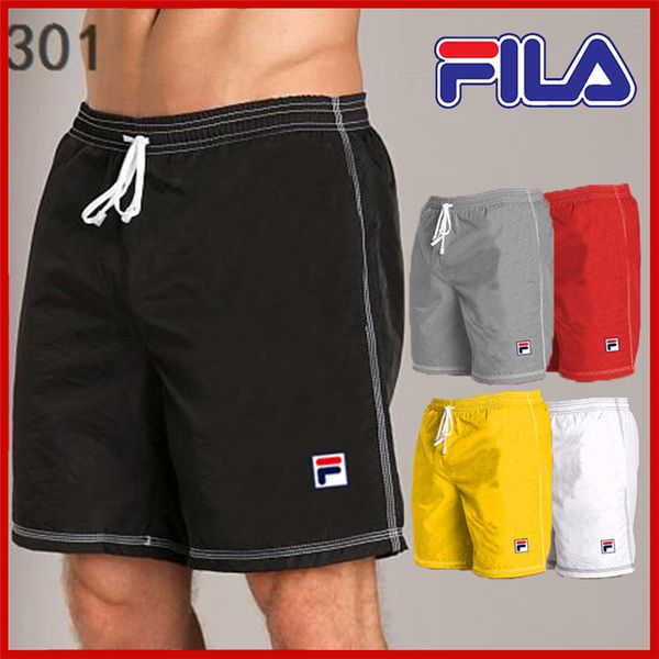 

italian menswear designer filà menswear shorts brand beach shorts summer leisure luxury shorts life embroidered logo sport pants m-3xl, White;black