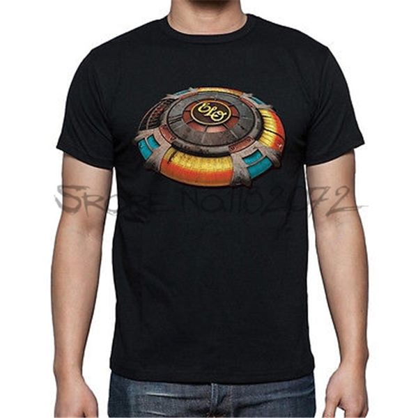 

elo space ship (electric light orchestra) black t.shirt summer brand tshirt for male cotton man sbz5346