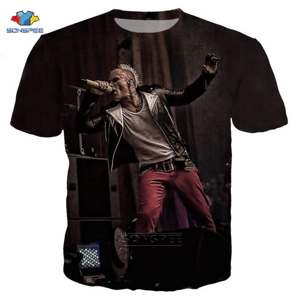 

brand the prodigy singer keith flint 3d print shirts plus size plus size hippie men clothing