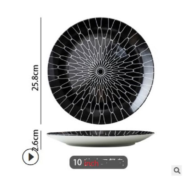 

2020 горячей продажи простой и творческой западной пластины паста пластины в западном стиле дессеру персонализированные restaurantt пластина