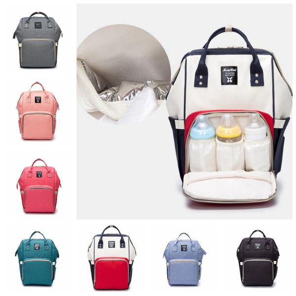 

diaper backpacks large capacity maternity nappy bags travel mummy backpack outdoor desinger nursing bag baby care 16 colors 50pcs dw5971