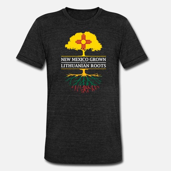 

new mexico grown with lithuanian roots lithuania t shirt men character tee shirt s-3xl clothing famous authentic summer vintage shirt