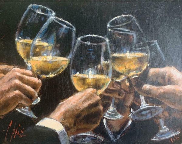 

fabian perez for a better life wine glass cheer home decor handcrafts /hd print oil painting on canvas wall art canvas pictures 200808