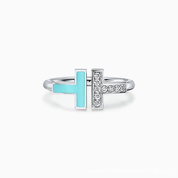 

T home 1;1 925 sterling silver T Ring series fashion accessories same